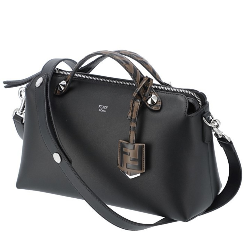 Fendi By The Way Small Zucca Pattern Nero Black - image 1